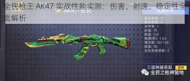 全民枪王 AK47 实战性能实测:伤害、射速、稳定性全面解析